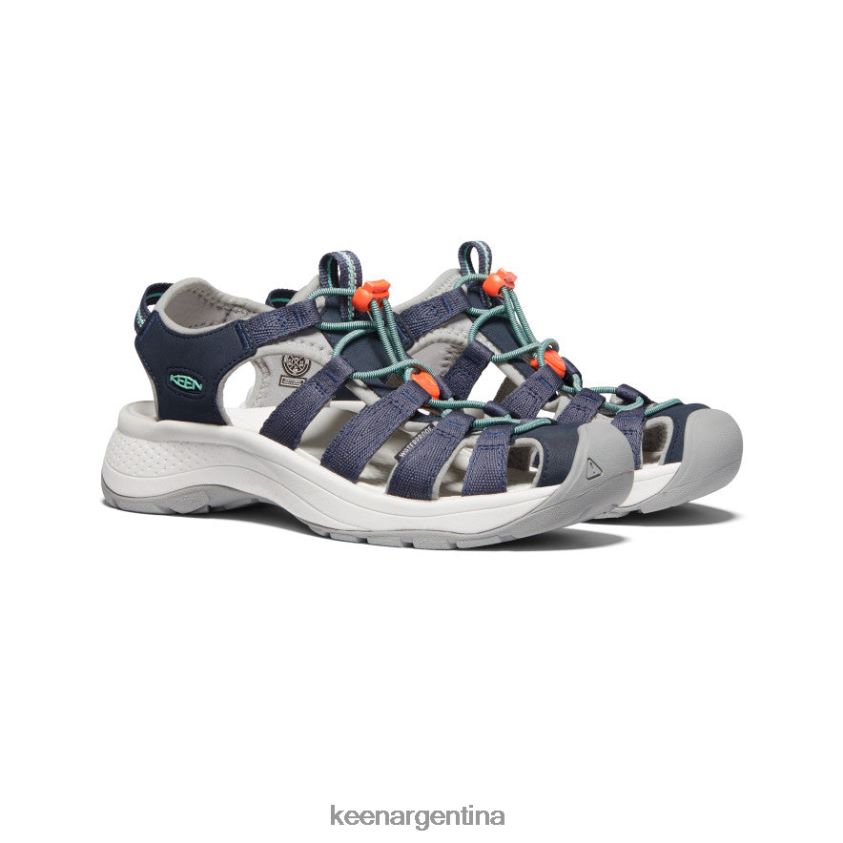 azul marino/vidrio biselado calzado KEEN sandalia astoria oeste T0822B548 mujer - Imagen 2