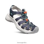 azul marino/vidrio biselado calzado KEEN sandalia astoria oeste T0822B548 mujer - Imagen 3