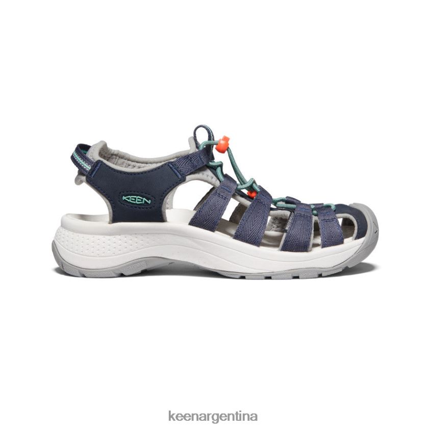 azul marino/vidrio biselado calzado KEEN sandalia astoria oeste T0822B548 mujer - Imagen 1