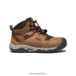 bisonte/alfombra roja calzado KEEN bota impermeable ridge flex T0822B946 niños grandes