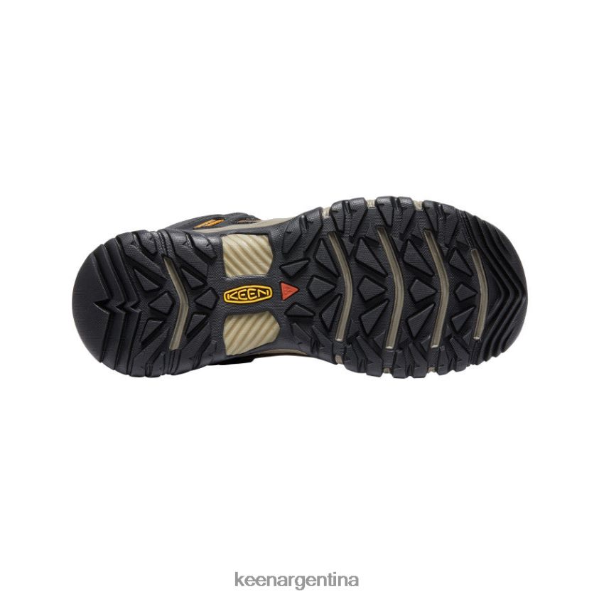 bisonte/marrón dorado calzado KEEN bota impermeable ridge flex T0822B142 hombres - Imagen 4
