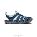 brillo azul marino/azul calzado KEEN cnx de agua clara T0822B556 mujer