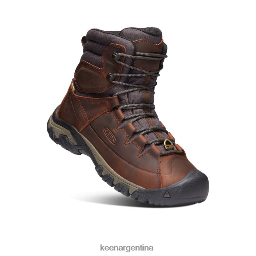cacao/mantillo calzado KEEN bota impermeable de encaje alto targhee T0822B389 hombres - Imagen 3