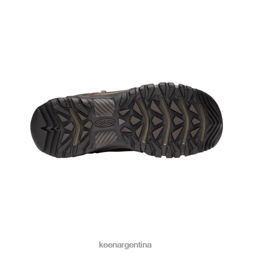 cacao/mantillo calzado KEEN bota impermeable de encaje alto targhee T0822B389 hombres - Imagen 4