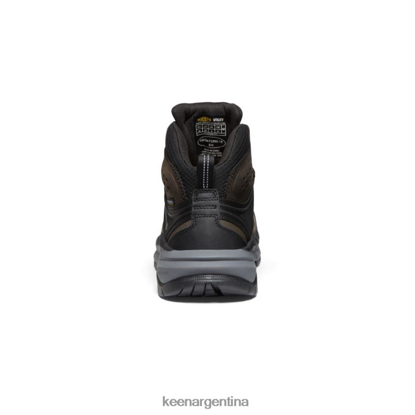 café en grano/negro calzado KEEN kansas city+ kbf impermeable medio (puntera blanda) T0822B2 hombres - Imagen 5