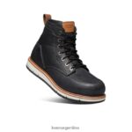 café negro/caramelo calzado KEEN san josé 6" T0822B186 hombres - Imagen 3