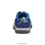 camuflaje/cobalto brillante calzado KEEN newport h2 T0822B748 pequeños niños - Imagen 5