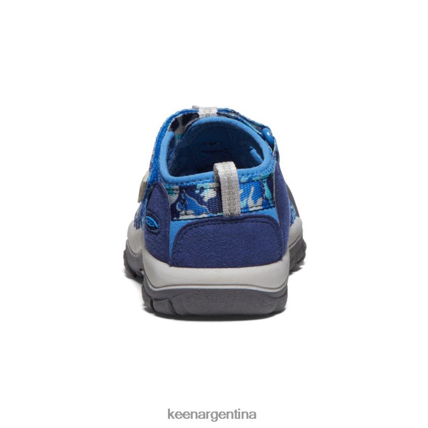 camuflaje/cobalto brillante calzado KEEN newport h2 T0822B748 pequeños niños - Imagen 5