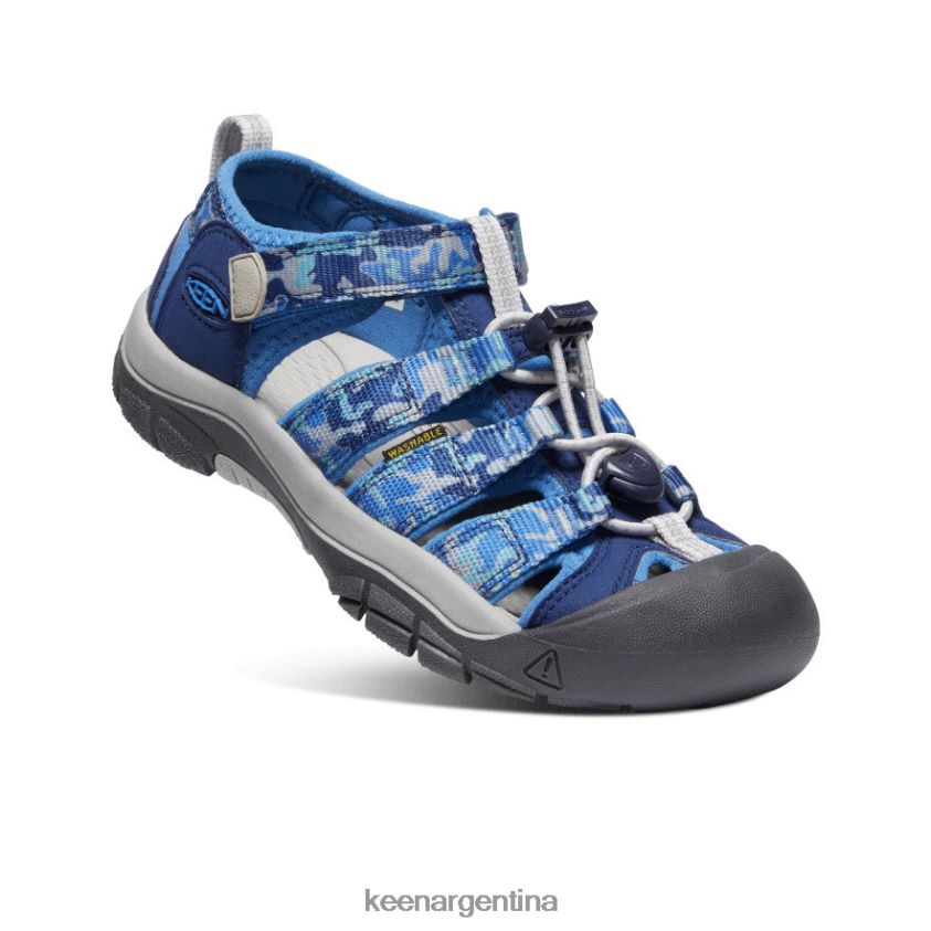 camuflaje/cobalto brillante calzado KEEN newport h2 T0822B767 niños grandes - Imagen 3