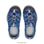 camuflaje/cobalto brillante calzado KEEN newport h2 T0822B767 niños grandes - Imagen 4