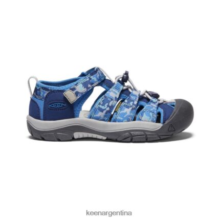 camuflaje/cobalto brillante calzado KEEN newport h2 T0822B767 niños grandes