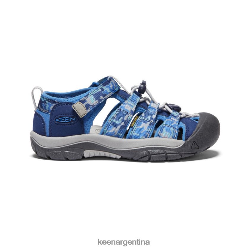 camuflaje/cobalto brillante calzado KEEN newport h2 T0822B767 niños grandes - Imagen 1