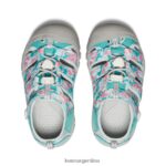 camuflaje/glaseado rosa calzado KEEN newport h2 T0822B734 pequeños niños - Imagen 4