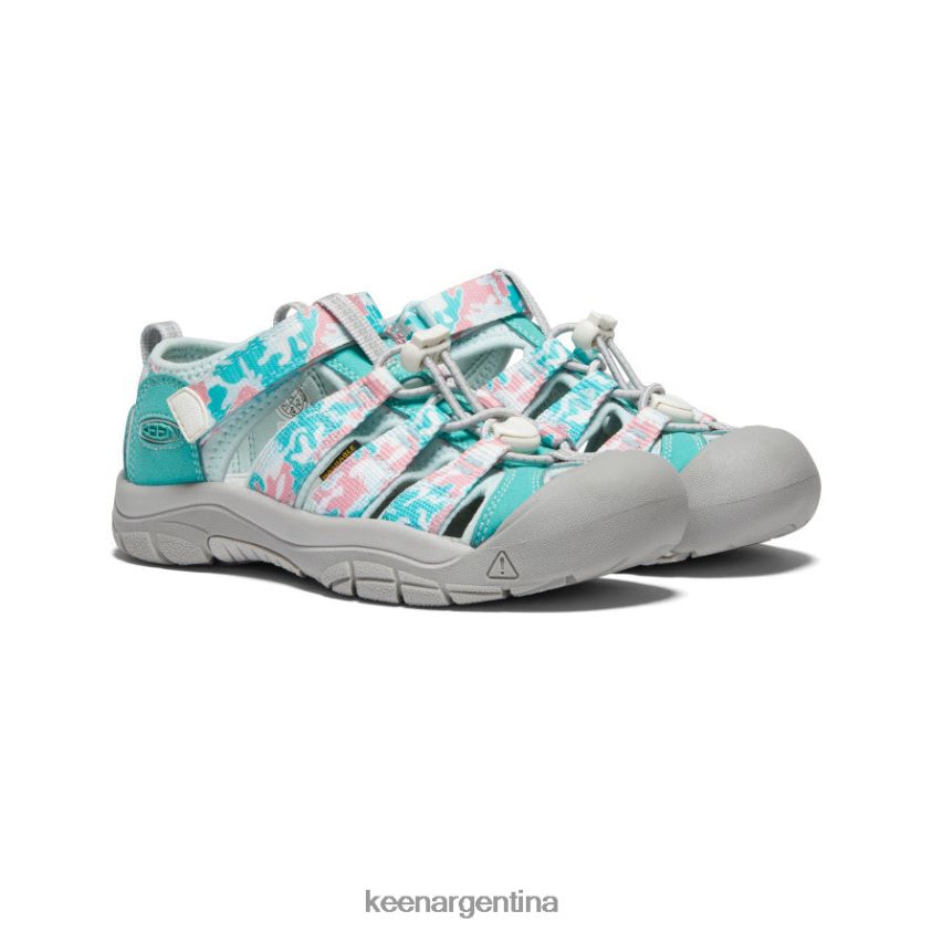 camuflaje/glaseado rosa calzado KEEN newport h2 T0822B754 niños grandes - Imagen 2