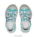 camuflaje/glaseado rosa calzado KEEN newport h2 T0822B754 niños grandes - Imagen 4