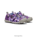 camuflaje/tillandsia morado calzado KEEN seacamp ii cnx T0822B795 niños grandes - Imagen 2
