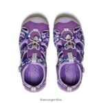 camuflaje/tillandsia morado calzado KEEN seacamp ii cnx T0822B795 niños grandes - Imagen 4