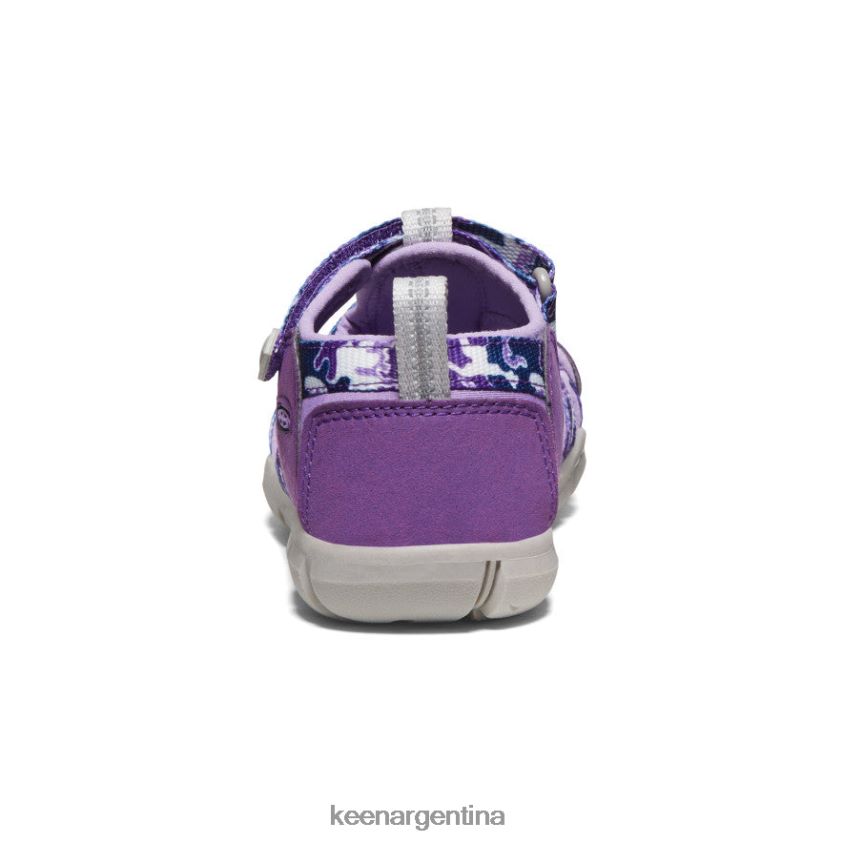 camuflaje/tillandsia morado calzado KEEN seacamp ii cnx T0822B795 niños grandes - Imagen 5