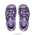 camuflaje/tillandsia morado calzado KEEN seacamp ii cnx T0822B851 pequeños niños - Imagen 4