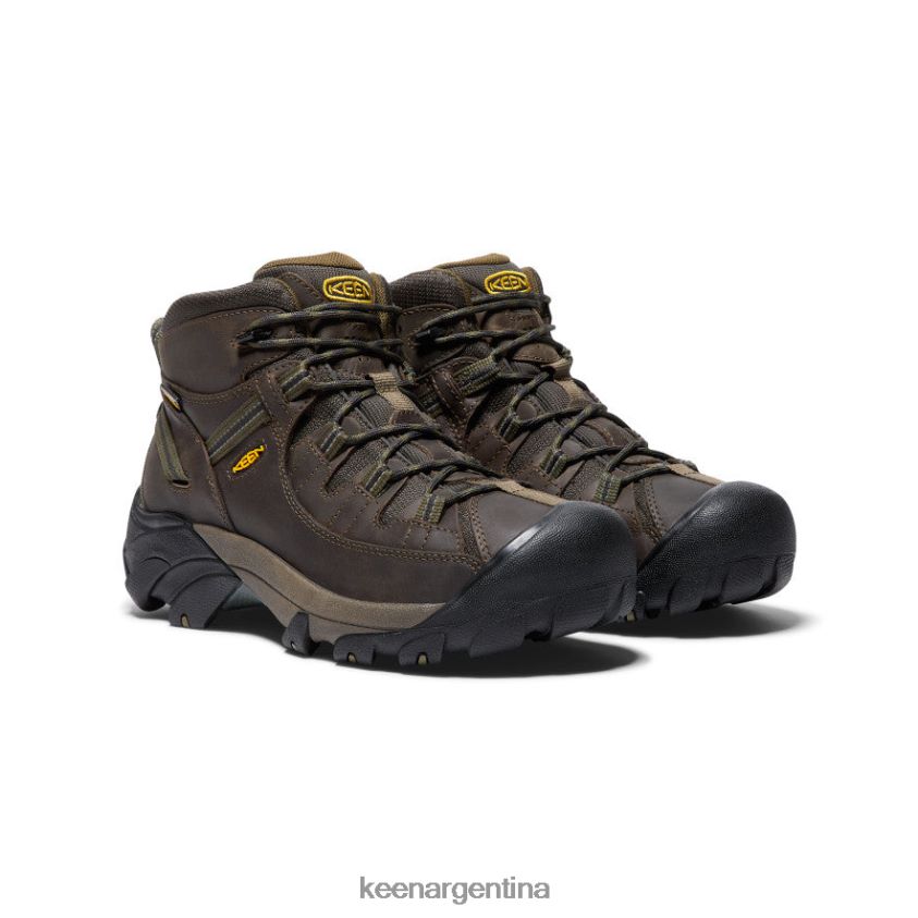 cantimplora/oliva oscura calzado KEEN targhee ii impermeable medio ancho T0822B247 hombres - Imagen 2