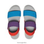 carisma/arcilla roja/tritono azul fiordo calzado KEEN sandalia elle con tira trasera T0822B419 mujer - Imagen 4