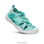 cascada/vidrio azul calzado KEEN sandalia moxie T0822B924 niños grandes - Imagen 3