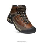 castaño/mantillo calzado KEEN targhee iii impermeable medio T0822B226 hombres - Imagen 3