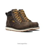 chocolate oscuro/concha de arena calzado KEEN cincinnati 6" T0822B232 hombres - Imagen 2