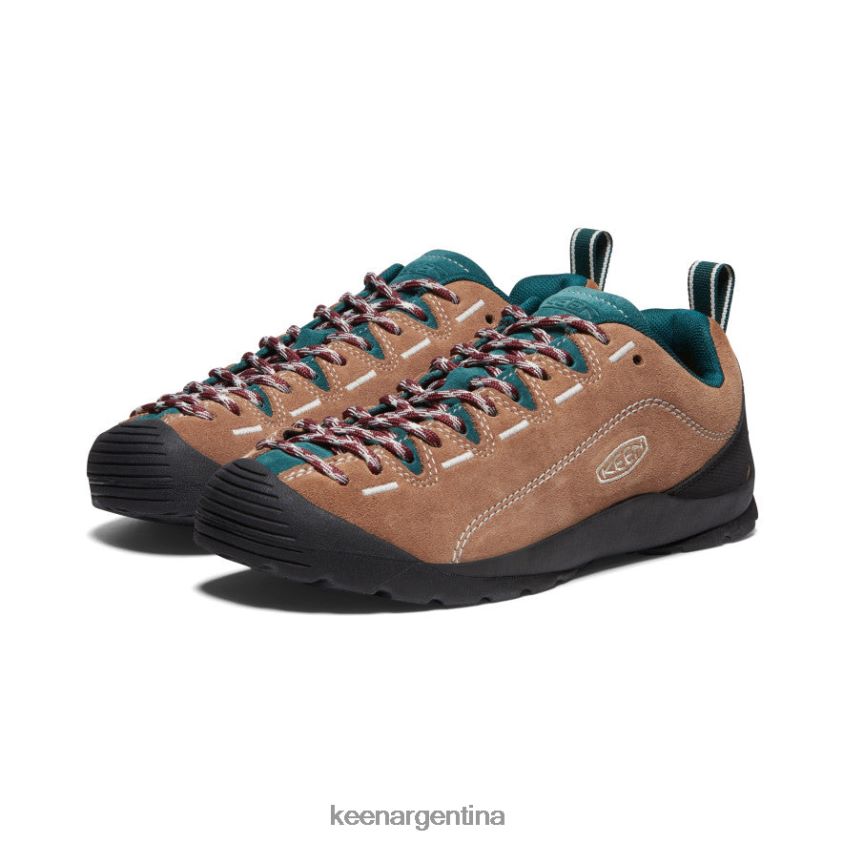 coco tostado/musgo de mar calzado KEEN zapatillas de ante jaspe T0822B560 mujer - Imagen 2