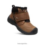 coco tostado/vapor calzado KEEN bota impermeable kootenay iv T0822B1009 pequeños niños - Imagen 3