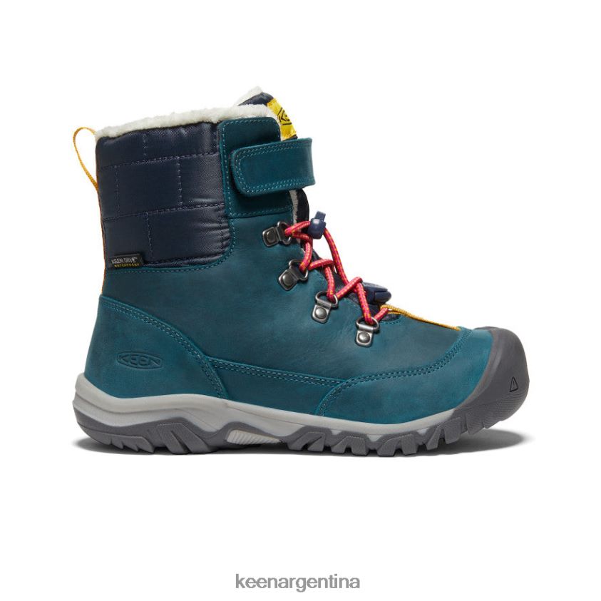 coral_azul_pavo_real_rosa_calzado_keen_bota_impermeable_greta_t0822b1015_ninos_grandes.jpg coral azul/pavo real rosa calzado KEEN bota impermeable greta T0822B1015 niños grandes - Imagen 1