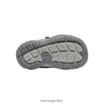 coral azul/pavo real rosa calzado KEEN tenis con doble tira hueca y nudo T0822B959 niños pequeños - Imagen 4