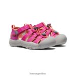 coral muy baya/fusión calzado KEEN newport h2 T0822B747 pequeños niños - Imagen 2