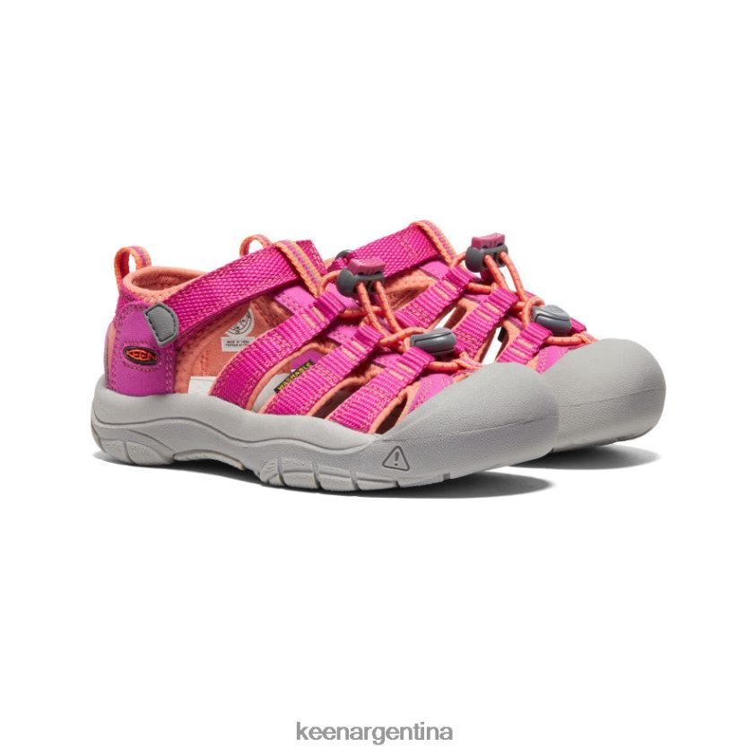 coral muy baya/fusión calzado KEEN newport h2 T0822B747 pequeños niños - Imagen 2