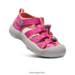 coral muy baya/fusión calzado KEEN newport h2 T0822B747 pequeños niños - Imagen 3