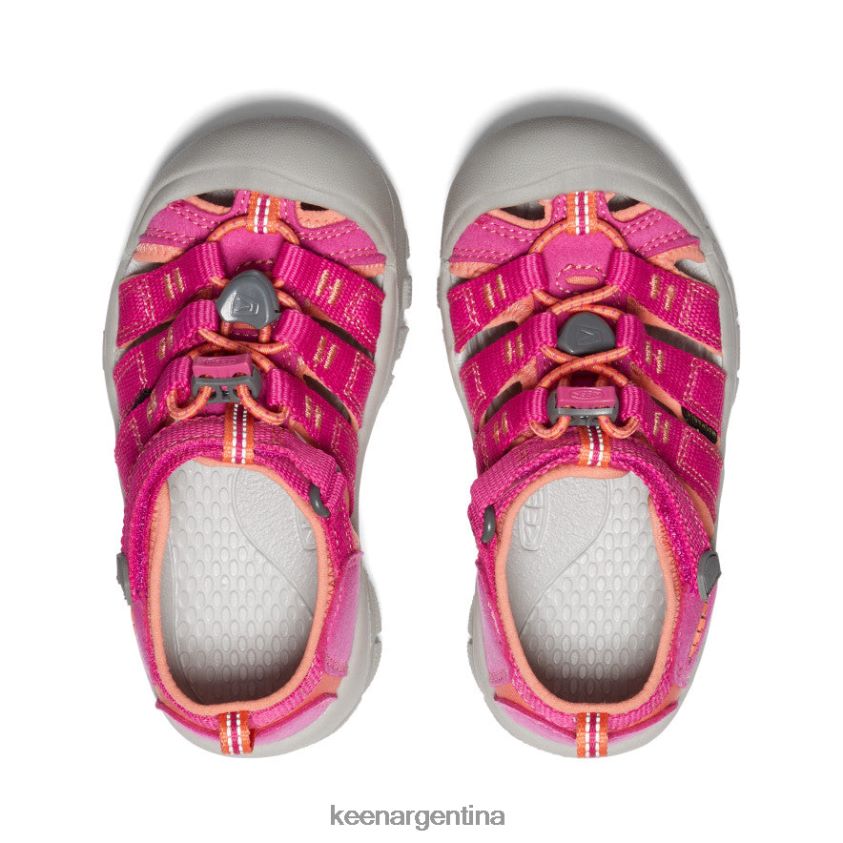 coral muy baya/fusión calzado KEEN newport h2 T0822B747 pequeños niños - Imagen 4
