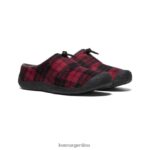 cuadros ruibarbo/negro calzado KEEN diapositiva howser iii T0822B99 hombres - Imagen 2