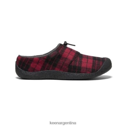 cuadros ruibarbo/negro calzado KEEN diapositiva howser iii T0822B99 hombres