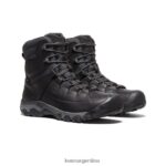 Cuervo negro calzado KEEN bota impermeable de encaje alto targhee T0822B390 hombres - Imagen 2