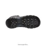 Cuervo negro calzado KEEN bota impermeable de encaje alto targhee T0822B390 hombres - Imagen 4