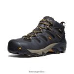 cuervo/olivo leonado calzado KEEN Lansing Mid impermeable (puntera de acero) T0822B91 hombres - Imagen 3