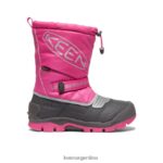 fucsia violeta/plata calzado KEEN bota impermeable snow troll T0822B1001 niños grandes