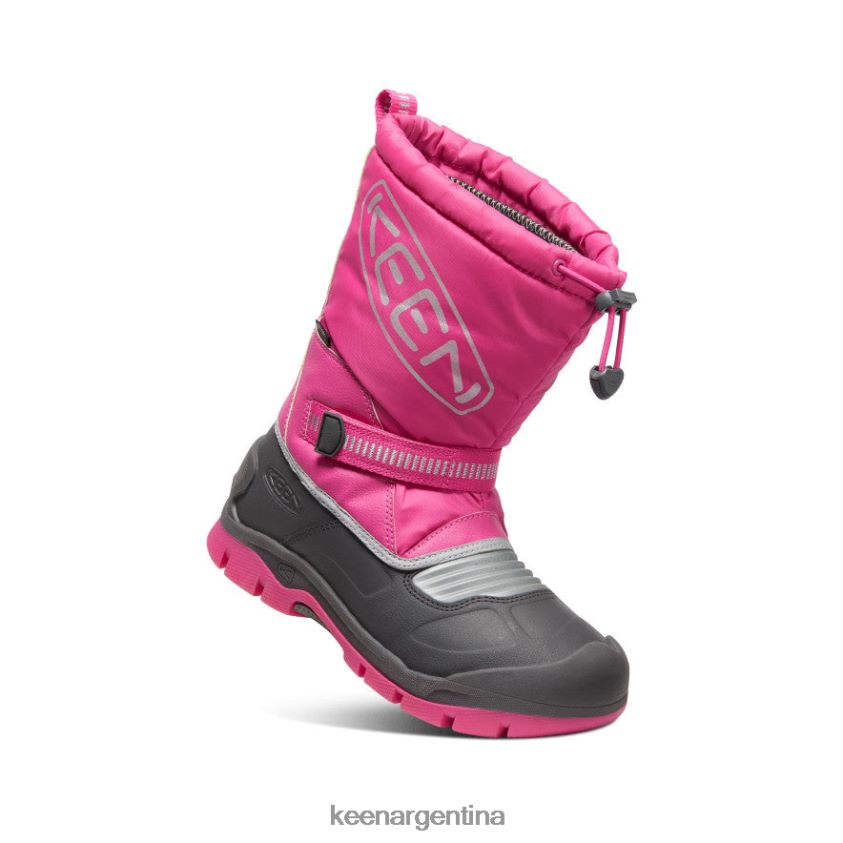 fucsia violeta/plata calzado KEEN bota impermeable snow troll T0822B1001 niños grandes - Imagen 3