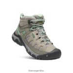 fumo/verde tranquilo calzado KEEN Targhee ventilación media T0822B586 mujer - Imagen 2