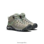 fumo/verde tranquilo calzado KEEN Targhee ventilación media T0822B586 mujer - Imagen 3