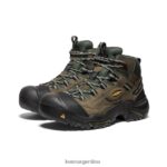 gárgola/noche del bosque calzado KEEN Braddock impermeable medio (puntera de acero) T0822B354 hombres - Imagen 2