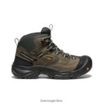 gárgola/noche del bosque calzado KEEN Braddock impermeable medio (puntera de acero) T0822B354 hombres