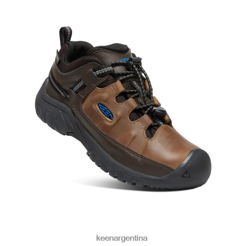 grano de café/bisonte calzado KEEN zapato impermeable targhee T0822B841 niños grandes - Imagen 3
