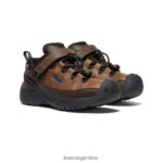 grano de café/bisonte calzado KEEN zapato impermeable targhee T0822B911 pequeños niños - Imagen 2