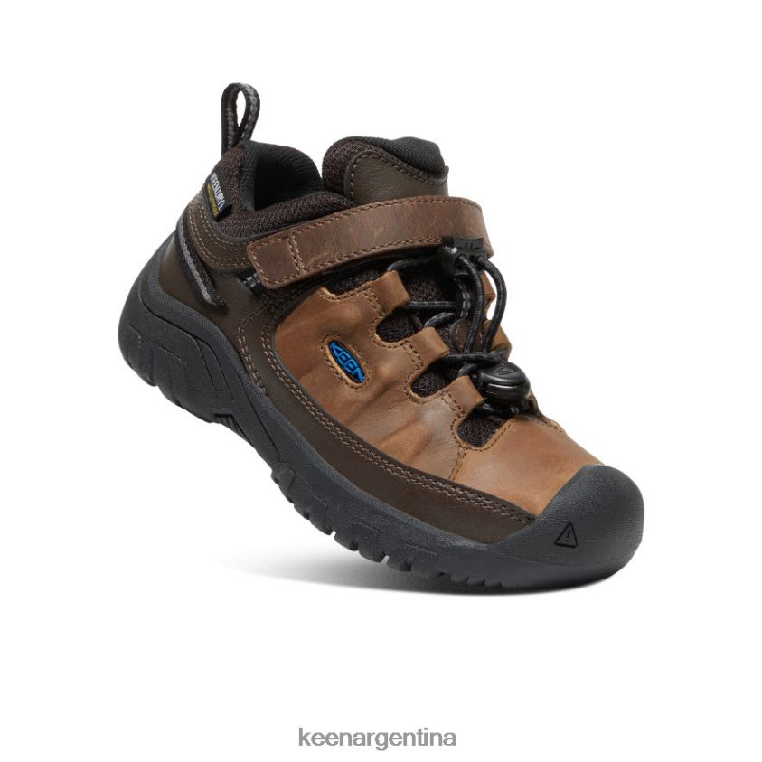 grano de café/bisonte calzado KEEN zapato impermeable targhee T0822B911 pequeños niños - Imagen 3